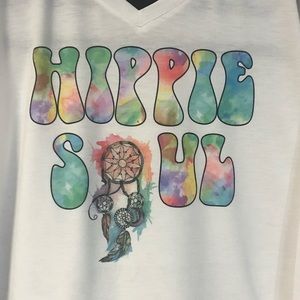 White V - Neck longslleve sublimation Print